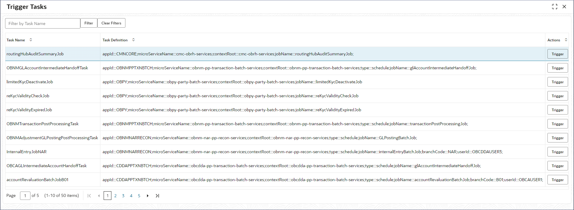 Trigger Tasks Manually