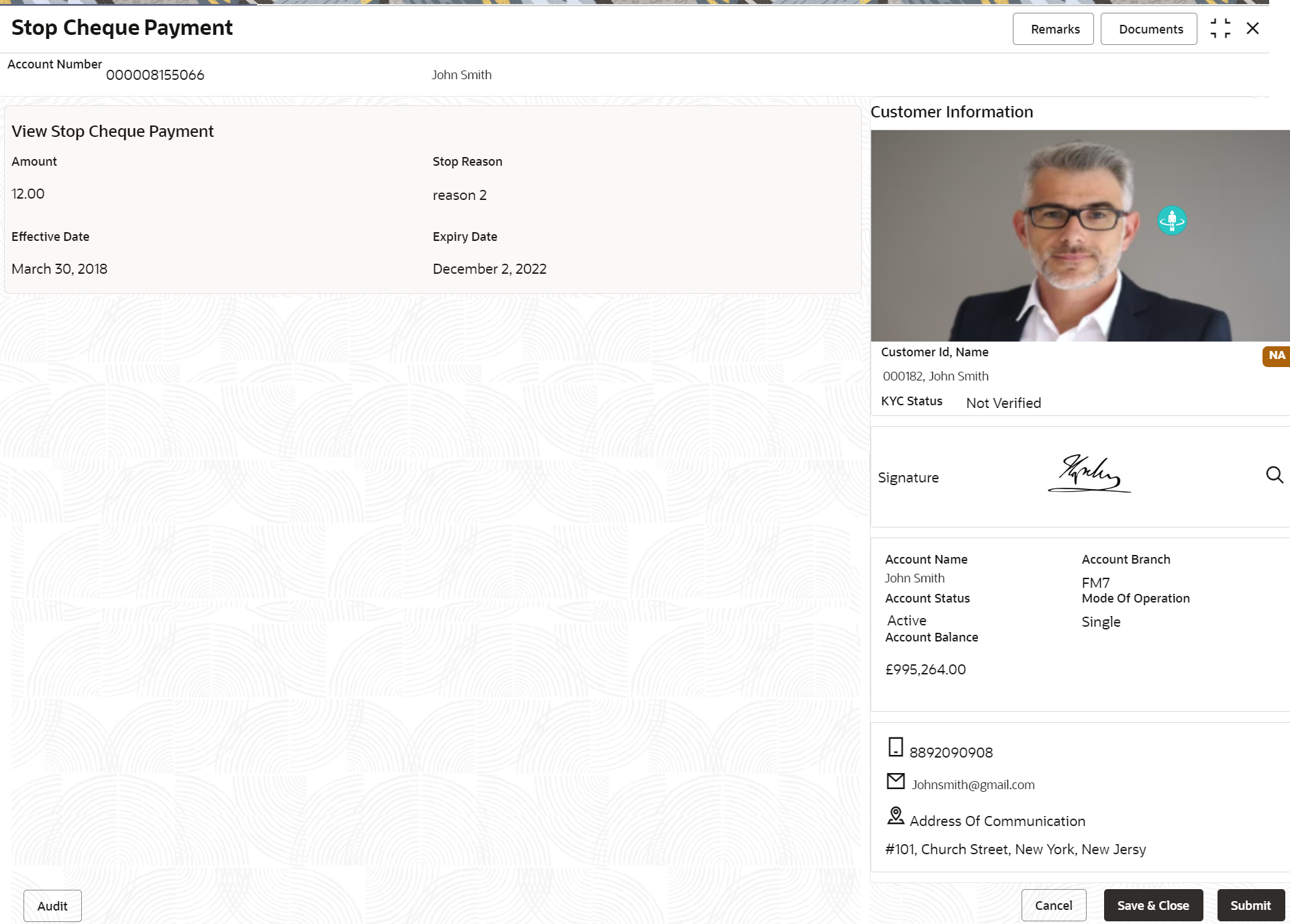 Description of view-and-modify-stop-cheque-payment_view.png follows
