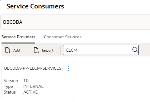 ELCM Service Providers ELCM Service Providers
