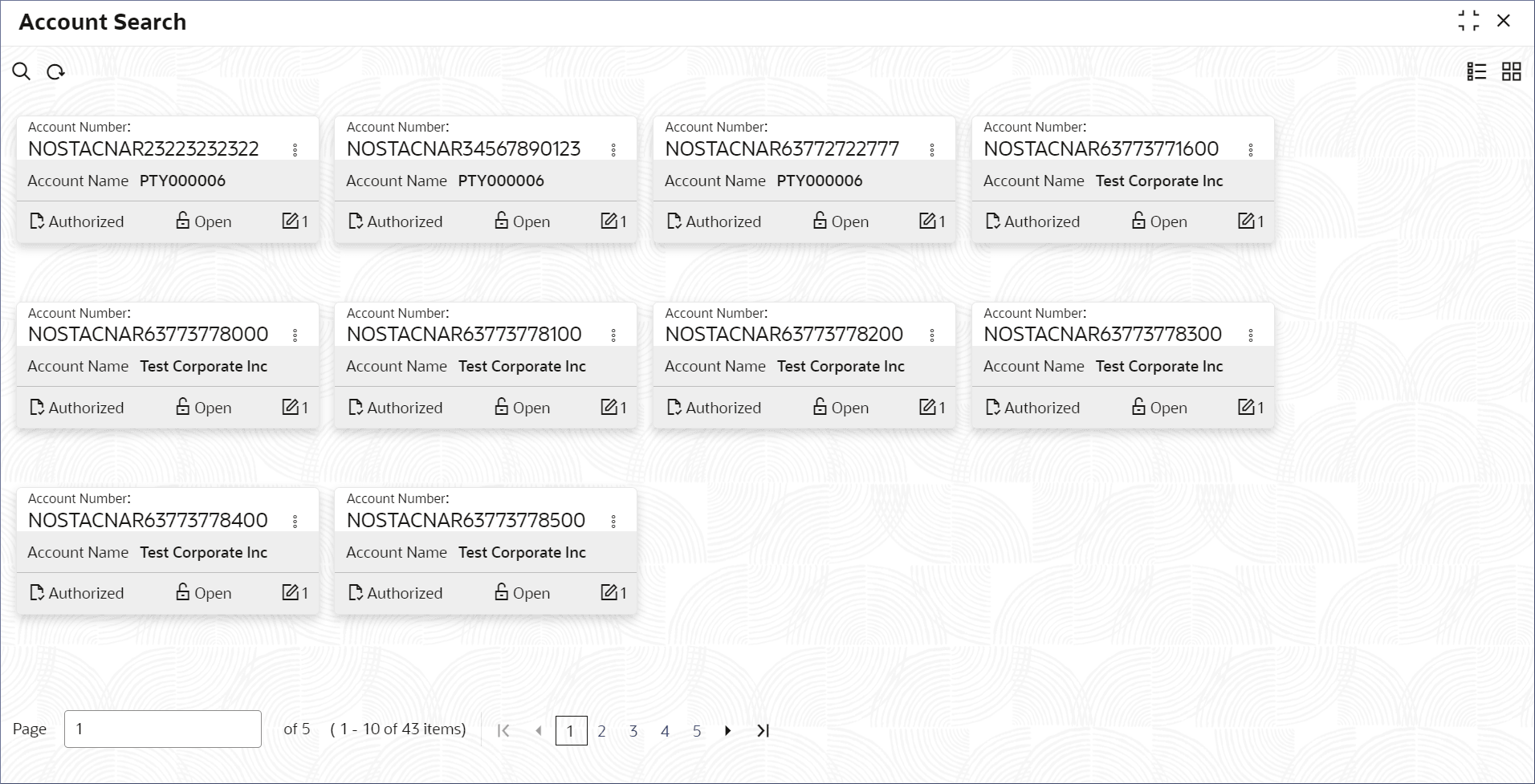 Description of accountsearch-results2.png follows Description of accountsearch-results2.png follows