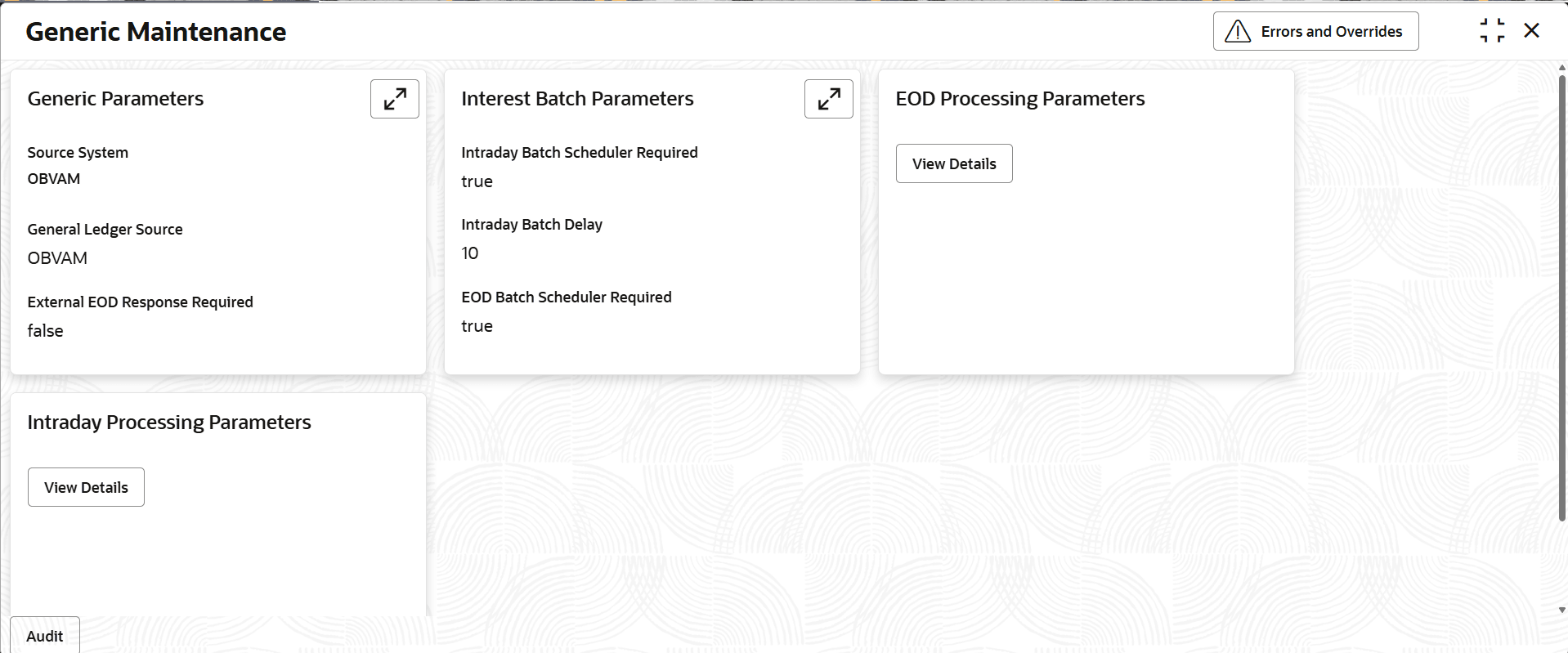 Description of generic-maintenance-view.png follows