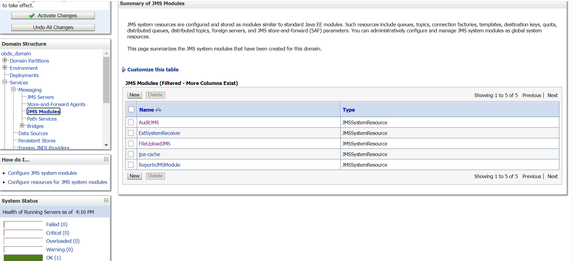 Creating ExtSystemReceiver JMS Server