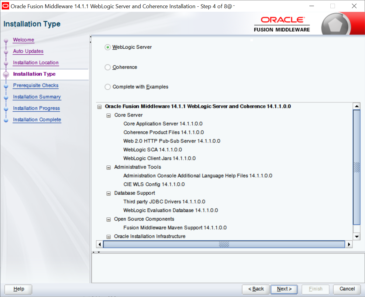 Installing Weblogic Installing Weblogic