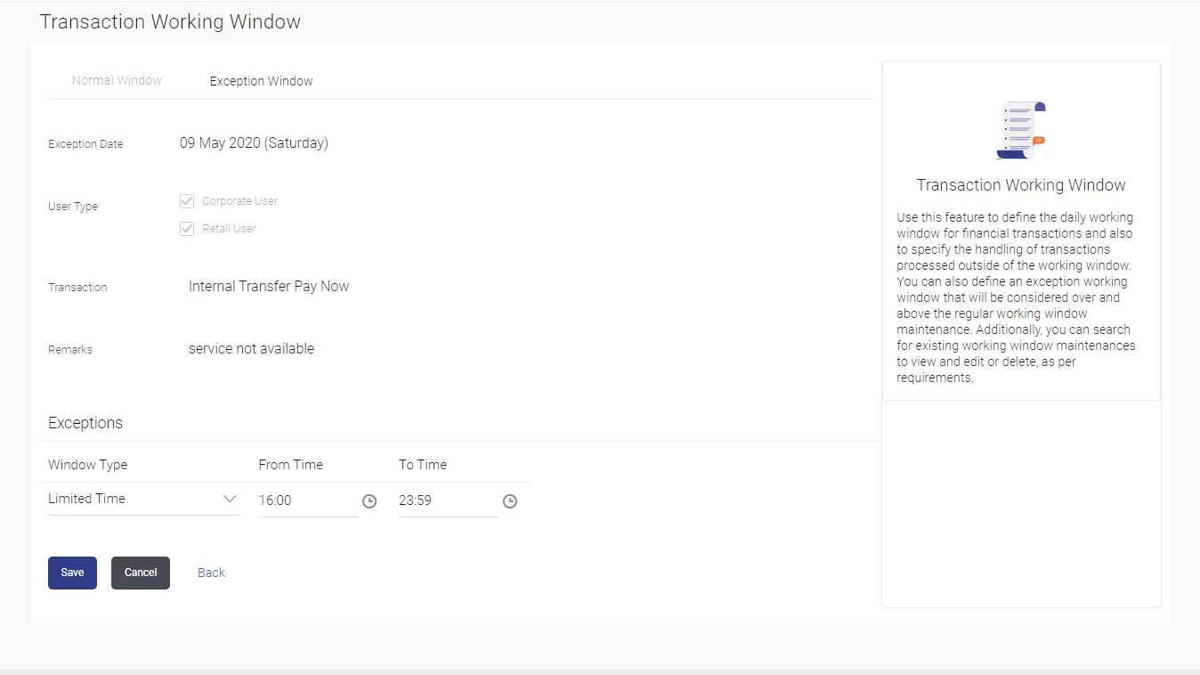 Description of editexceptnwindw-workwndw2.png follows Description of editexceptnwindw-workwndw2.png follows