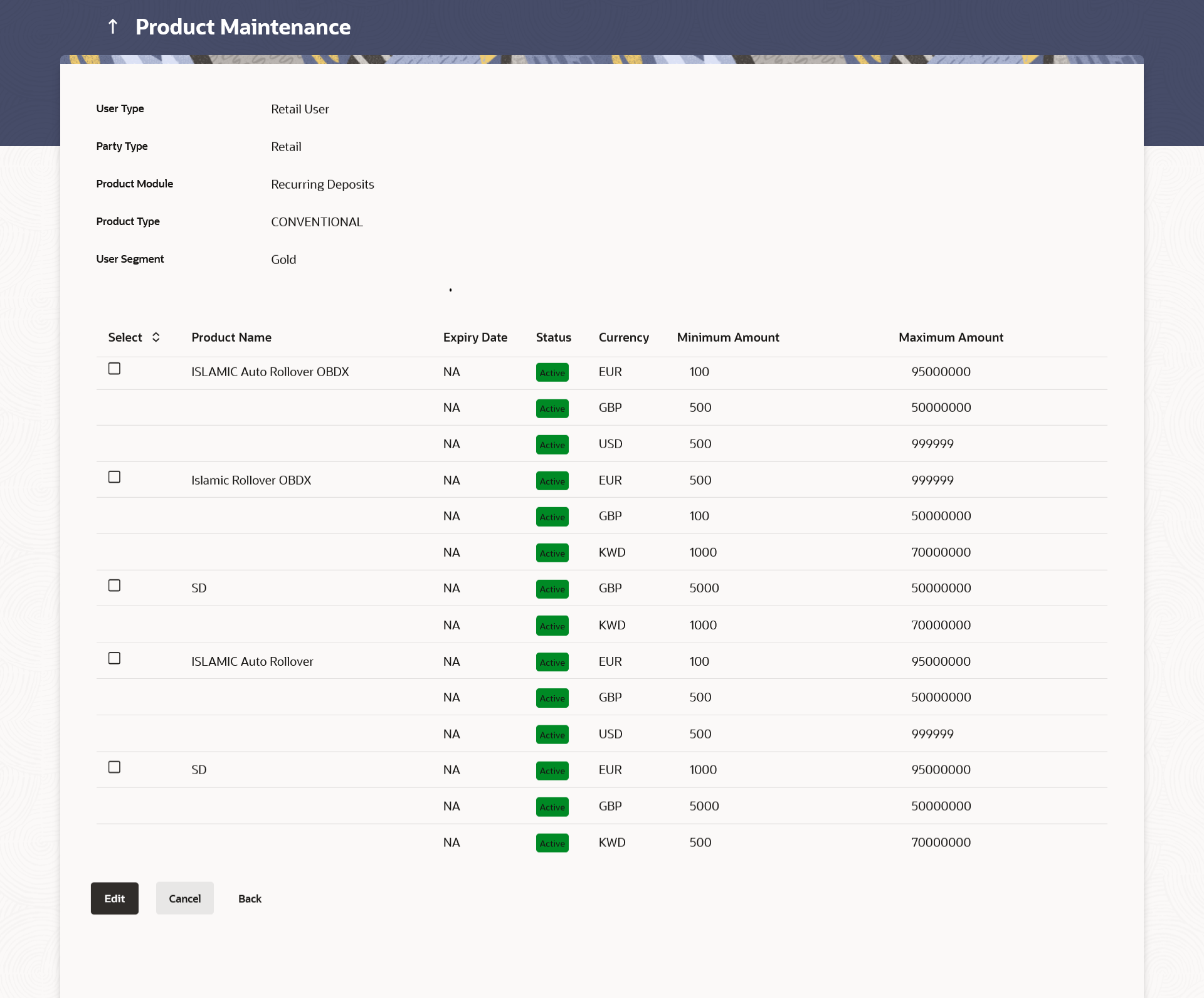 Product Mapping - View