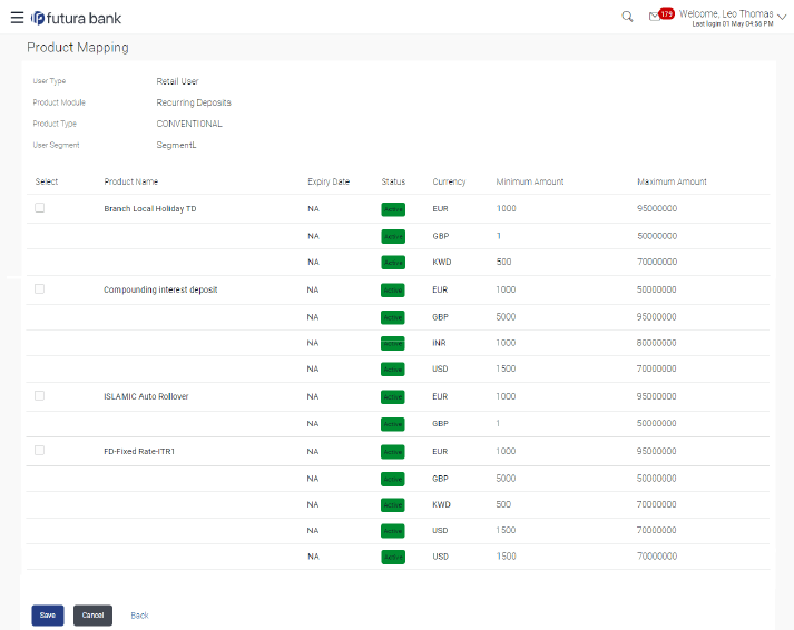 Product Mapping - Create Product Mapping - Create