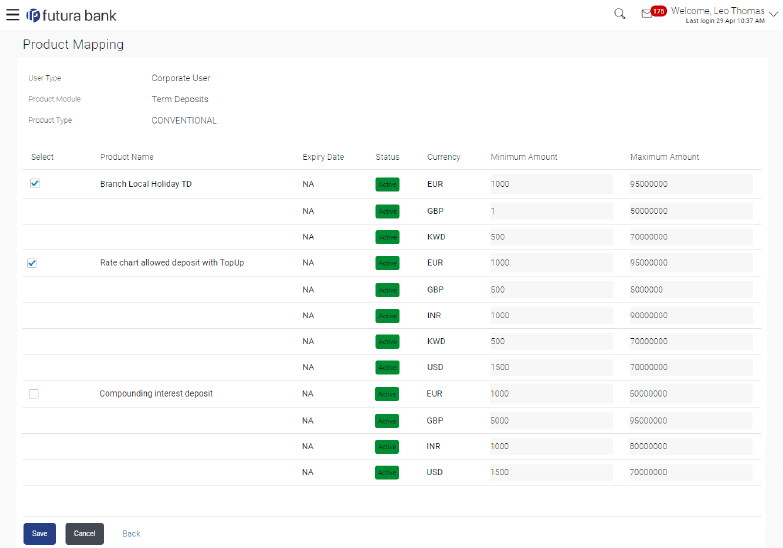 Product Mapping - Edit Product Mapping - Edit
