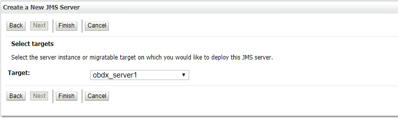 Create a JMS Server