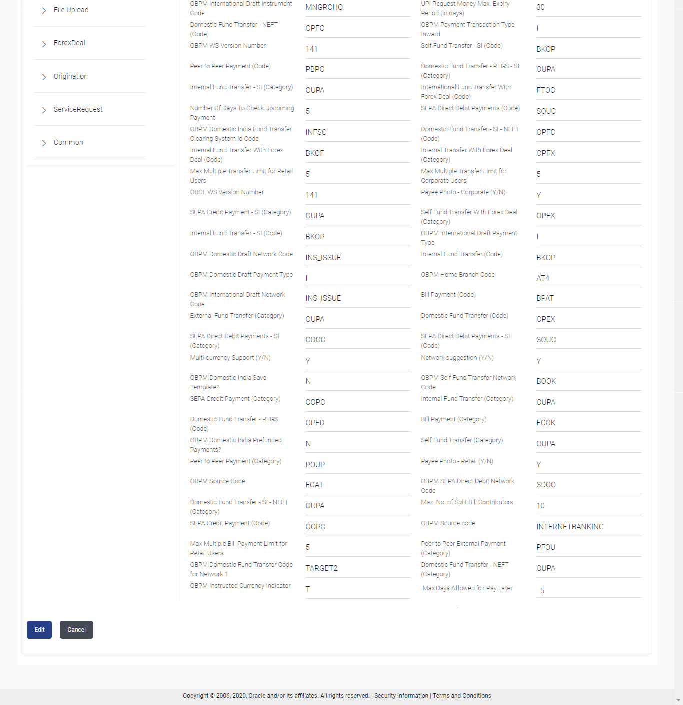 Description of sysconfig-dynamicmodulepayments-view1.png follows Description of sysconfig-dynamicmodulepayments-view1.png follows