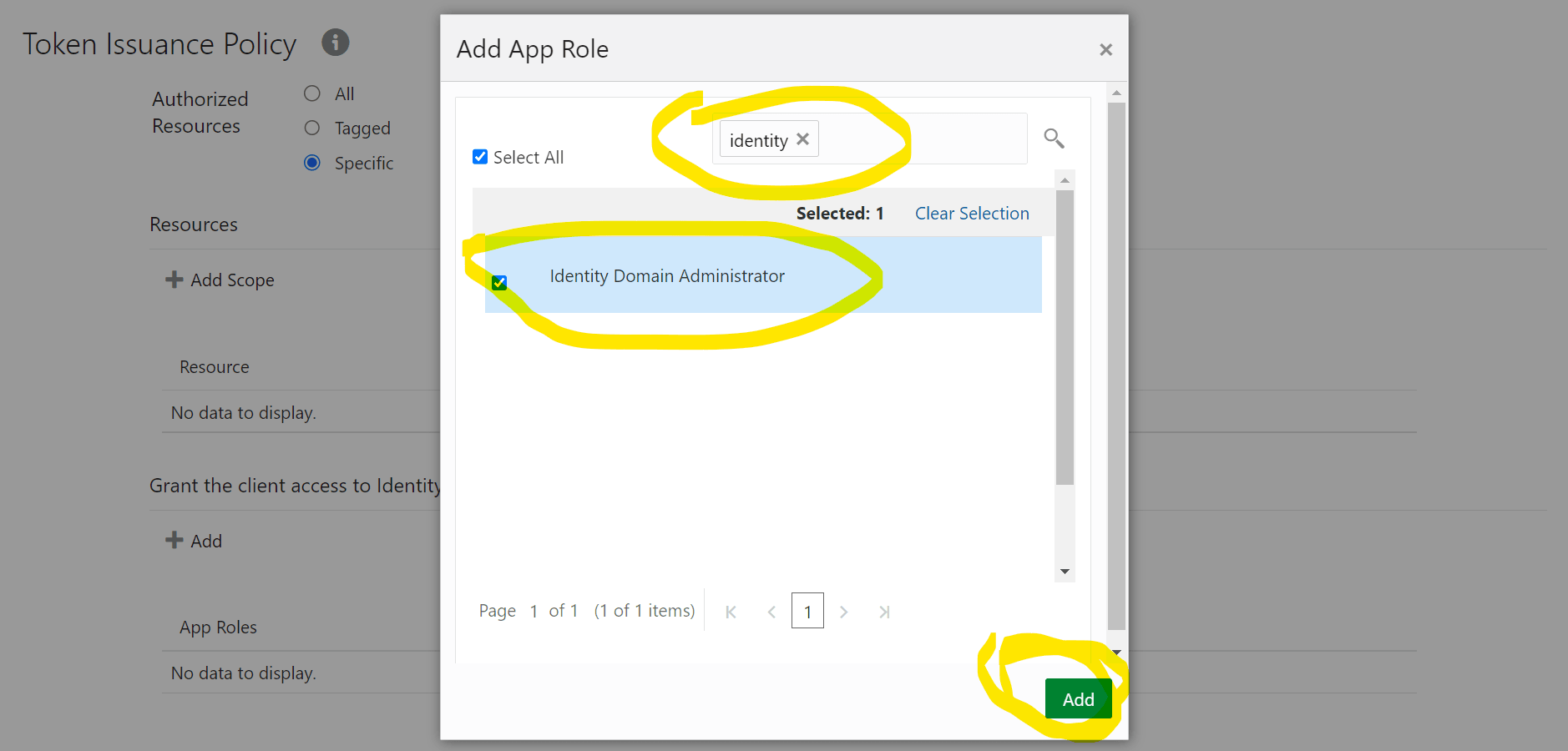Add App Role Add App Role