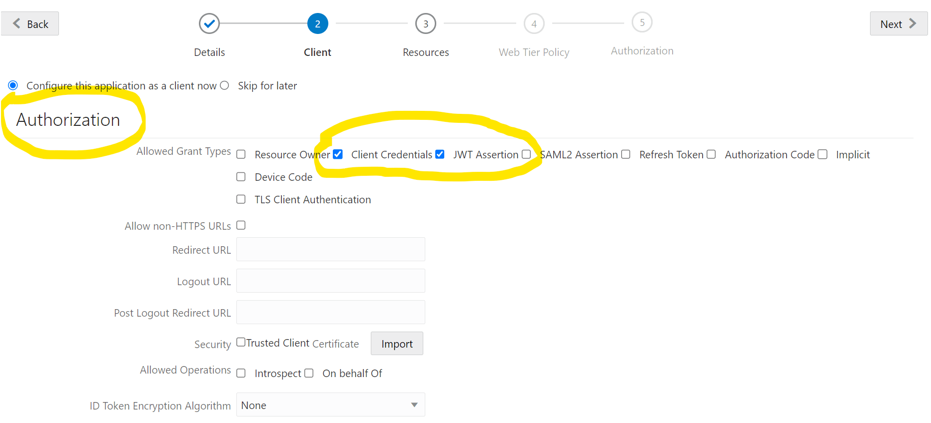 Add Confidential Application Add Confidential Application