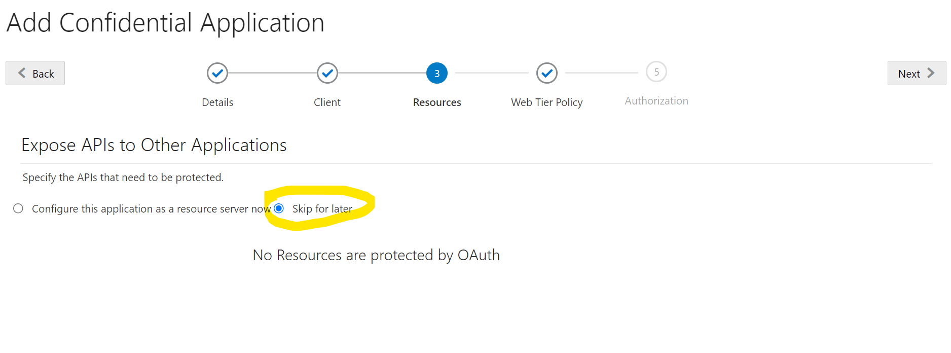 Add Confidential Application Add Confidential Application