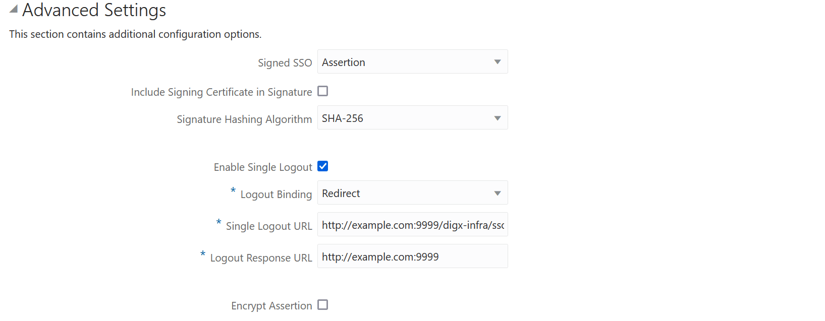 Add SAML Application