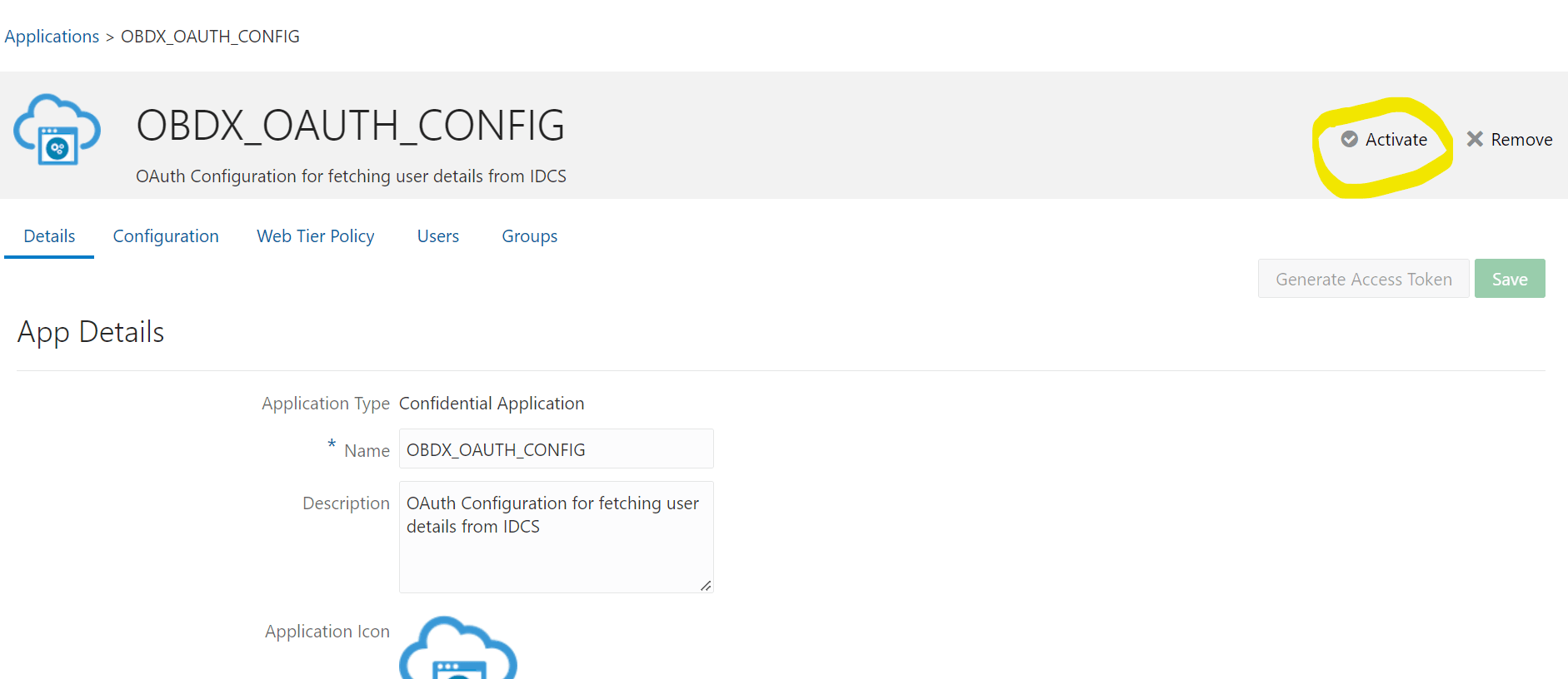Add Confidential Application Add Confidential Application