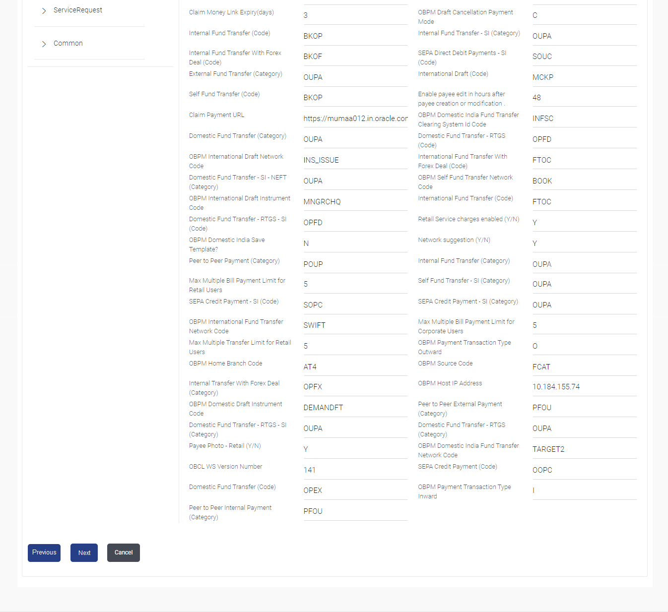 Description of sysconfigdynamicmodulepayments11.png follows