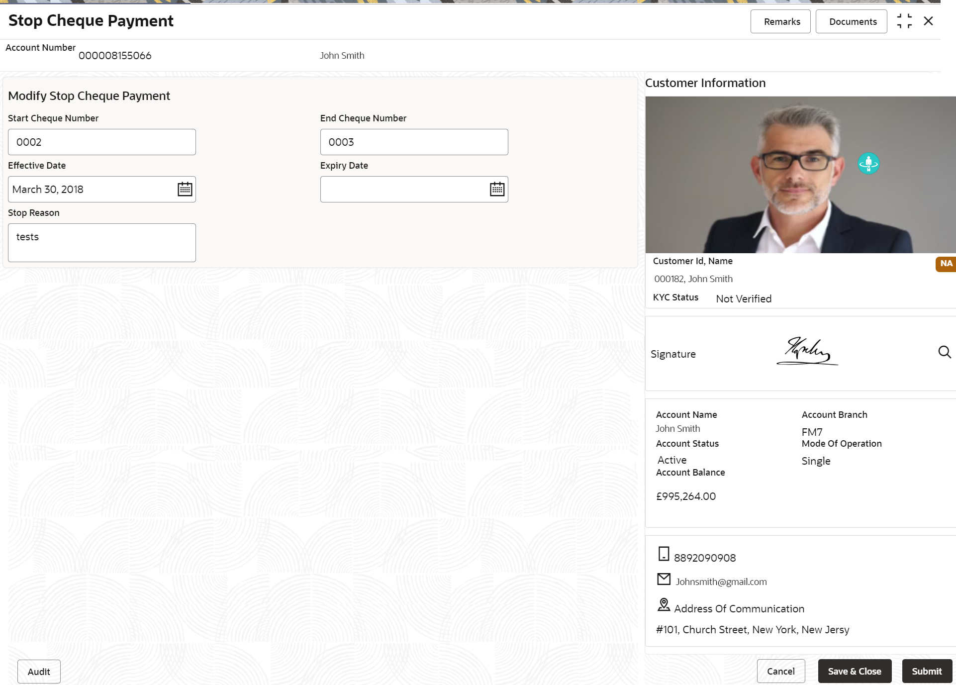 Description of view-and-modify-stop-cheque-payment_modify.png follows