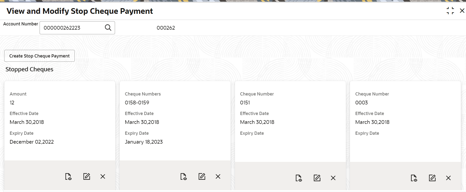 Description of view-and-modify-stop-cheque-payment-data.png follows