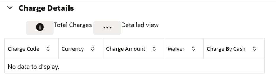 Charge Details charge-details
