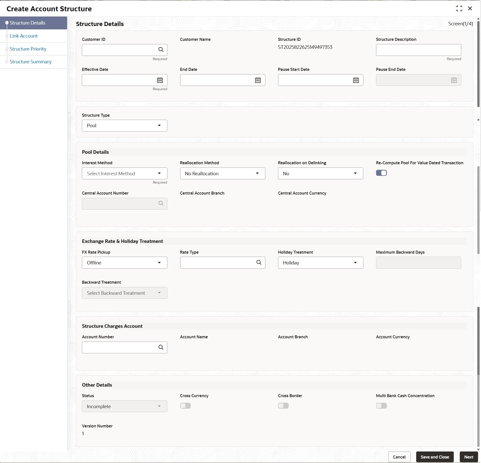 Description of create-account-structure-structure-details-pool.png follows Description of create-account-structure-structure-details-pool.png follows