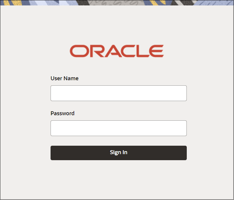 Figure Log In Access Application