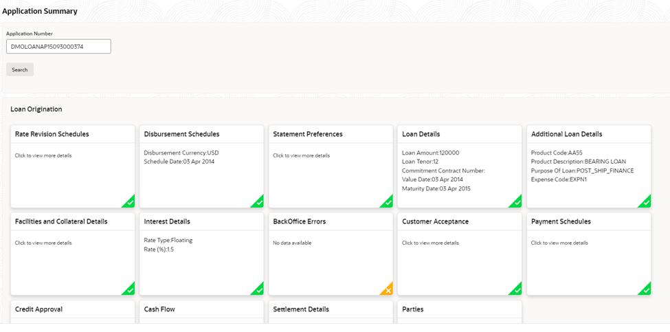 Description of applicationsummary.png follows