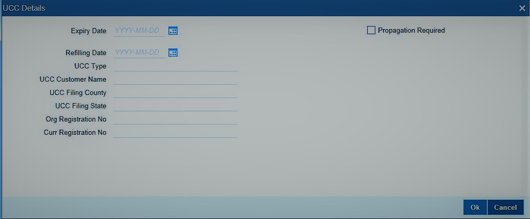 Maintaining UCC Details