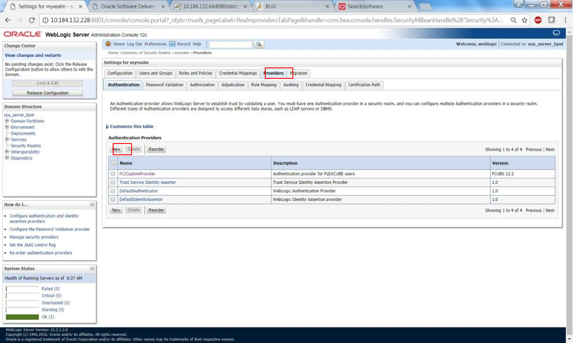 Configure Custom Authentication Provider