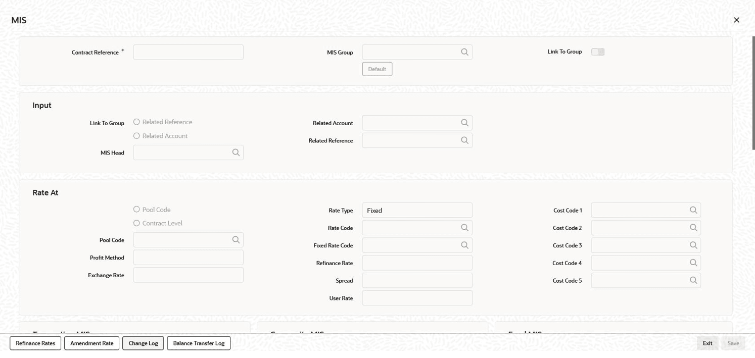 Viewing the MIS Details