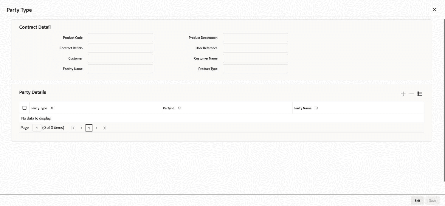 Labelled Parties Specifying Parties for the Facility