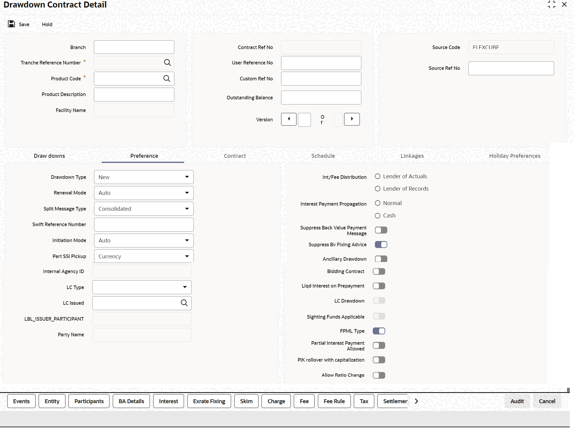 Provider Preference Layout Specify Details in Preferences Tab