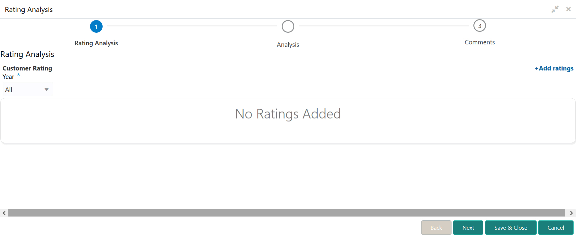 Customer Rating Analysis
