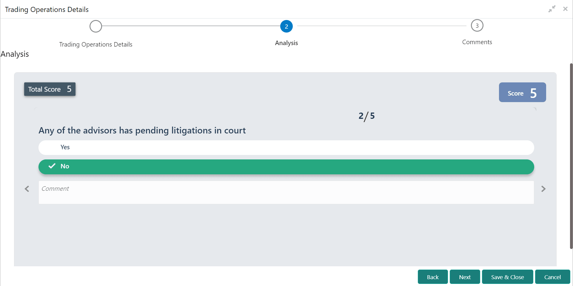 Questionnairy Analysis