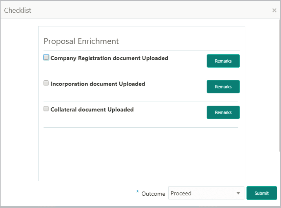 document upload and manual retry Checklist