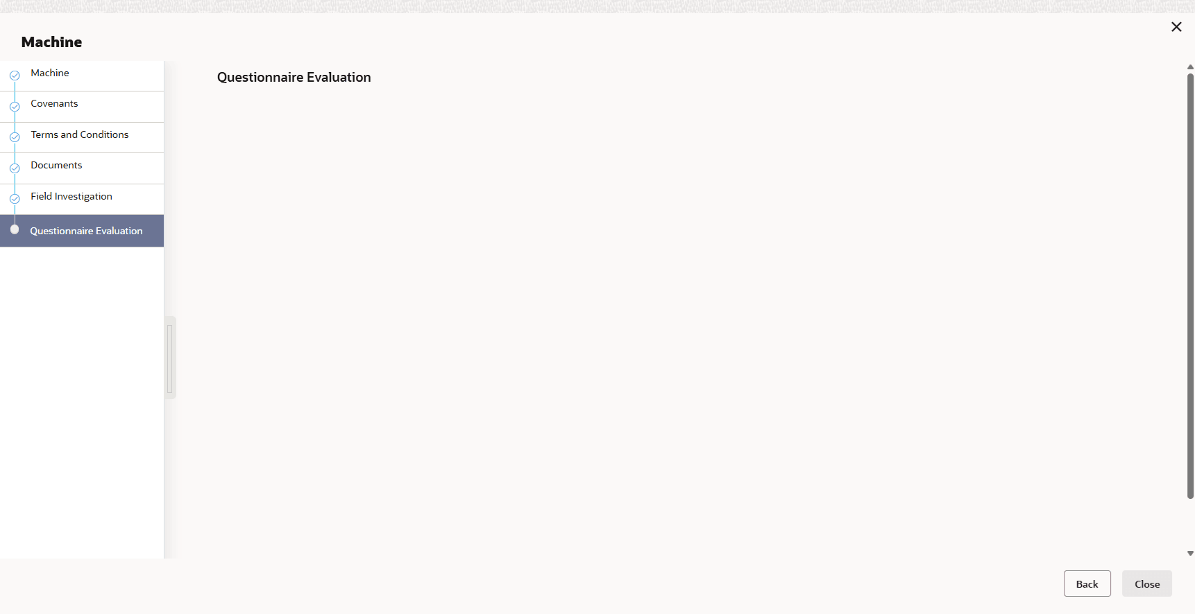 Questionnaire based field investigation