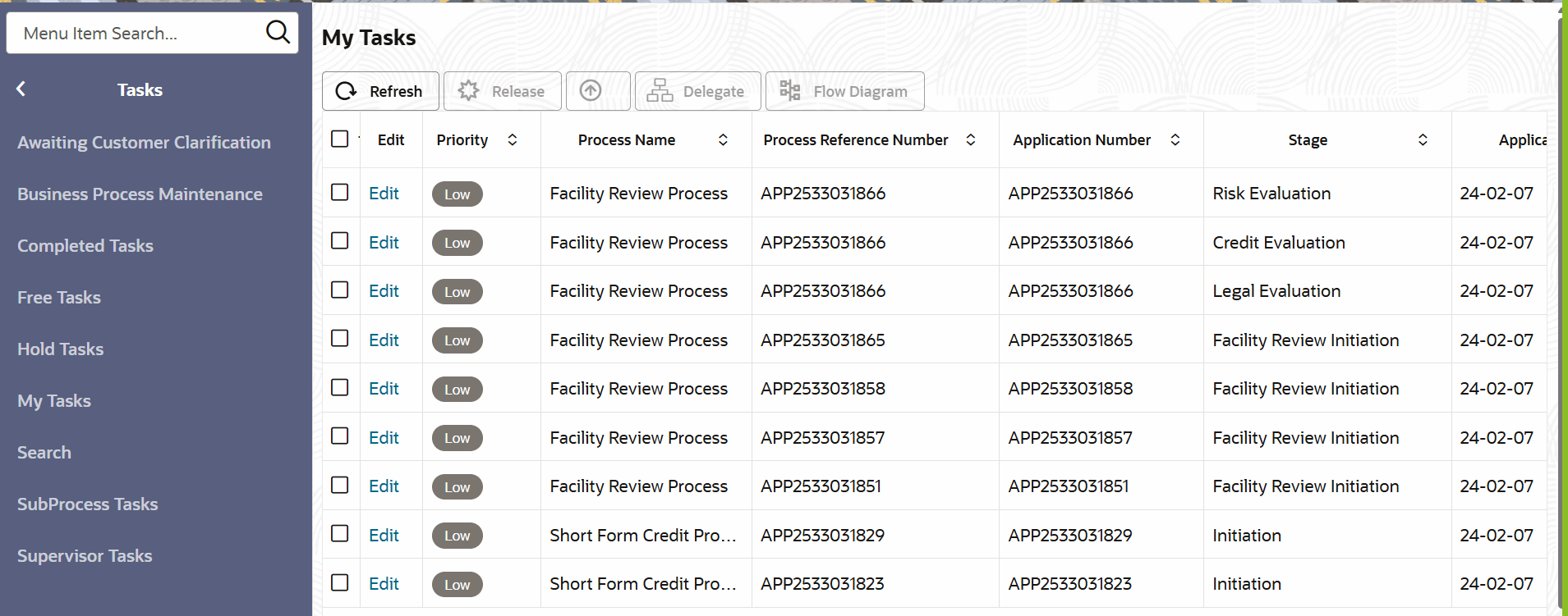 Acquire and Edit action for Free Tasks