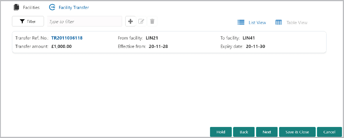 Add, Edit and Delete actions for Summary