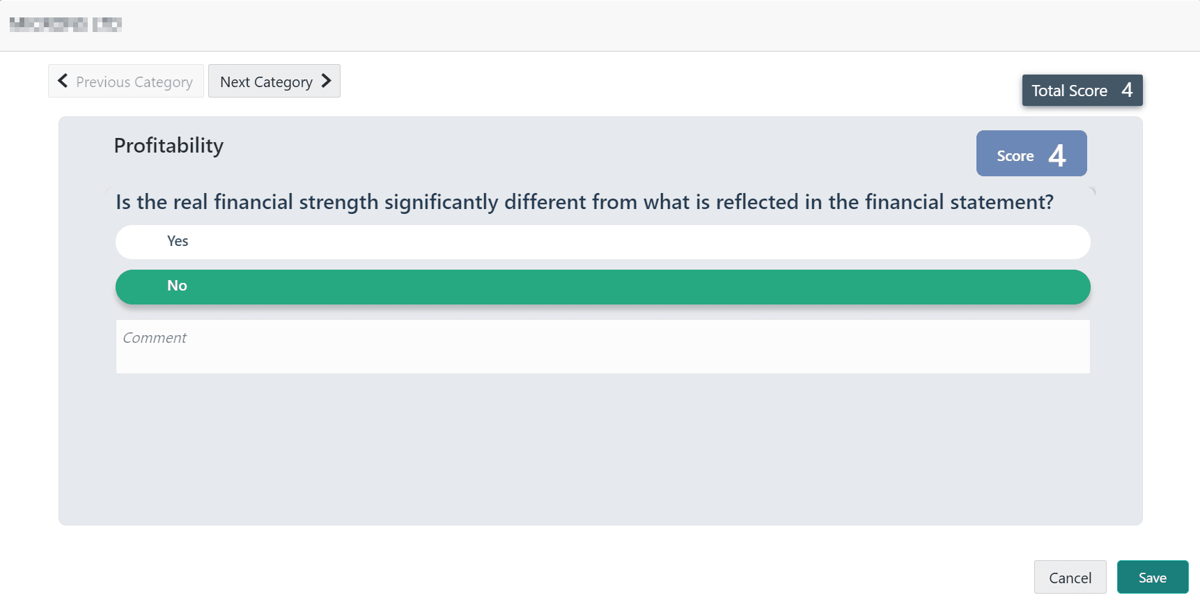 Questionnaire for KYC Evaluation