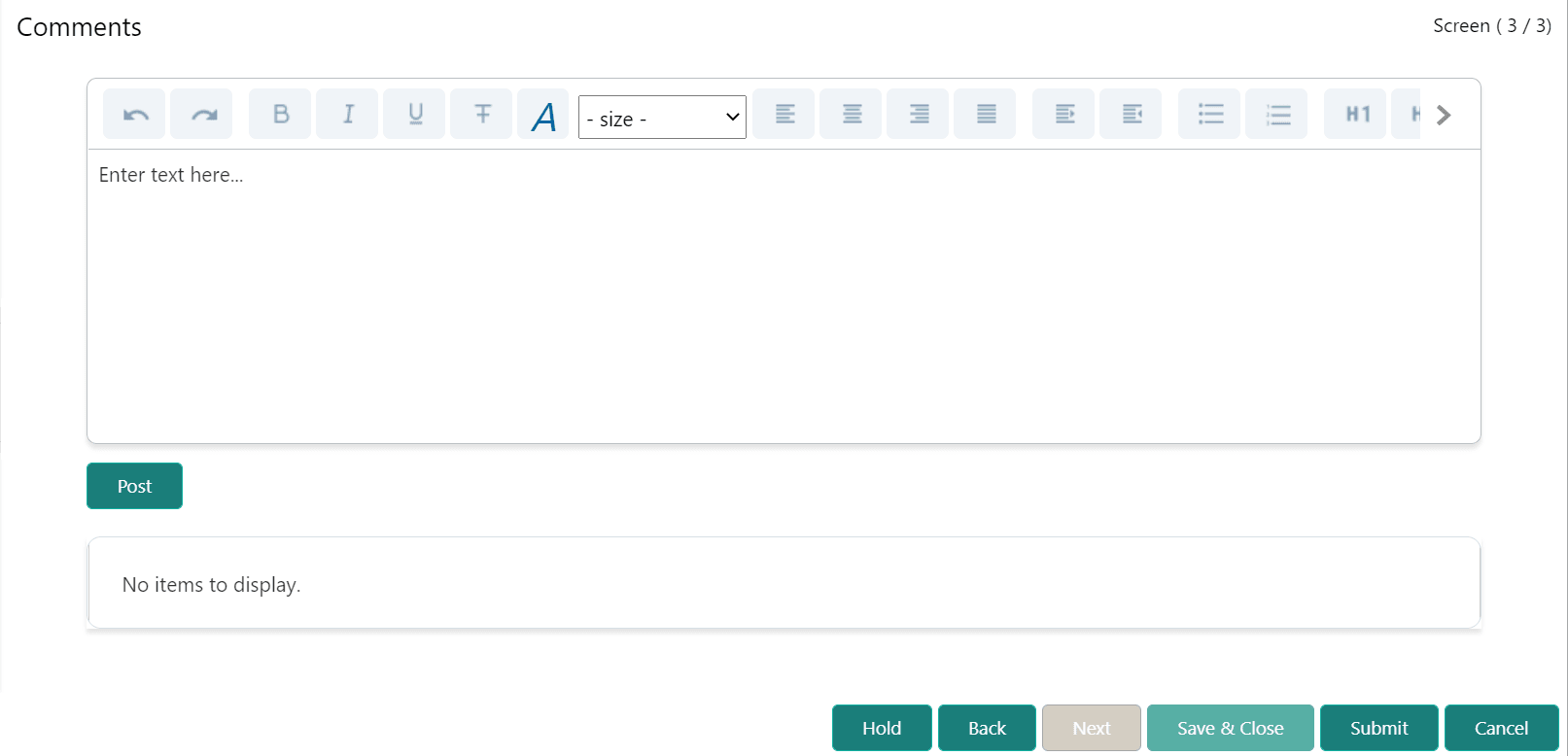 Overall Comments for handoff manual retry