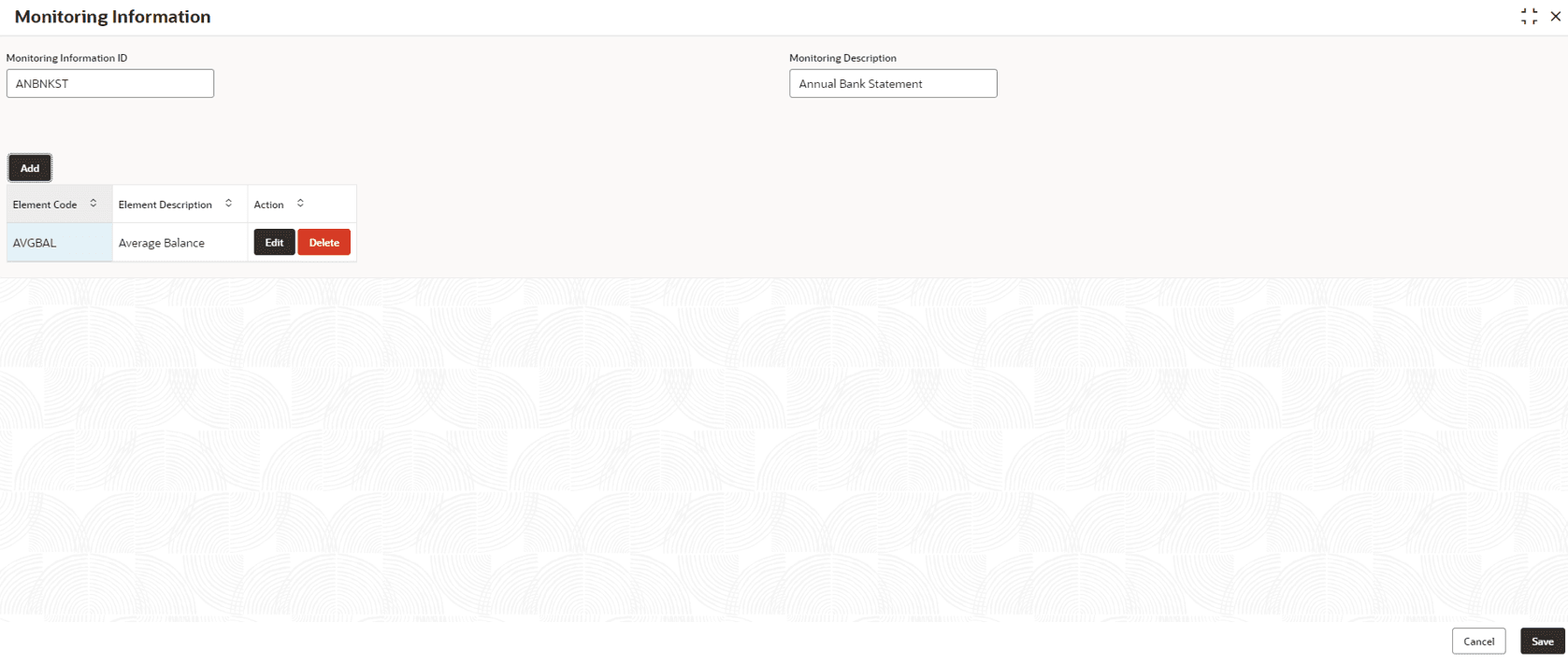 Monitoring Information