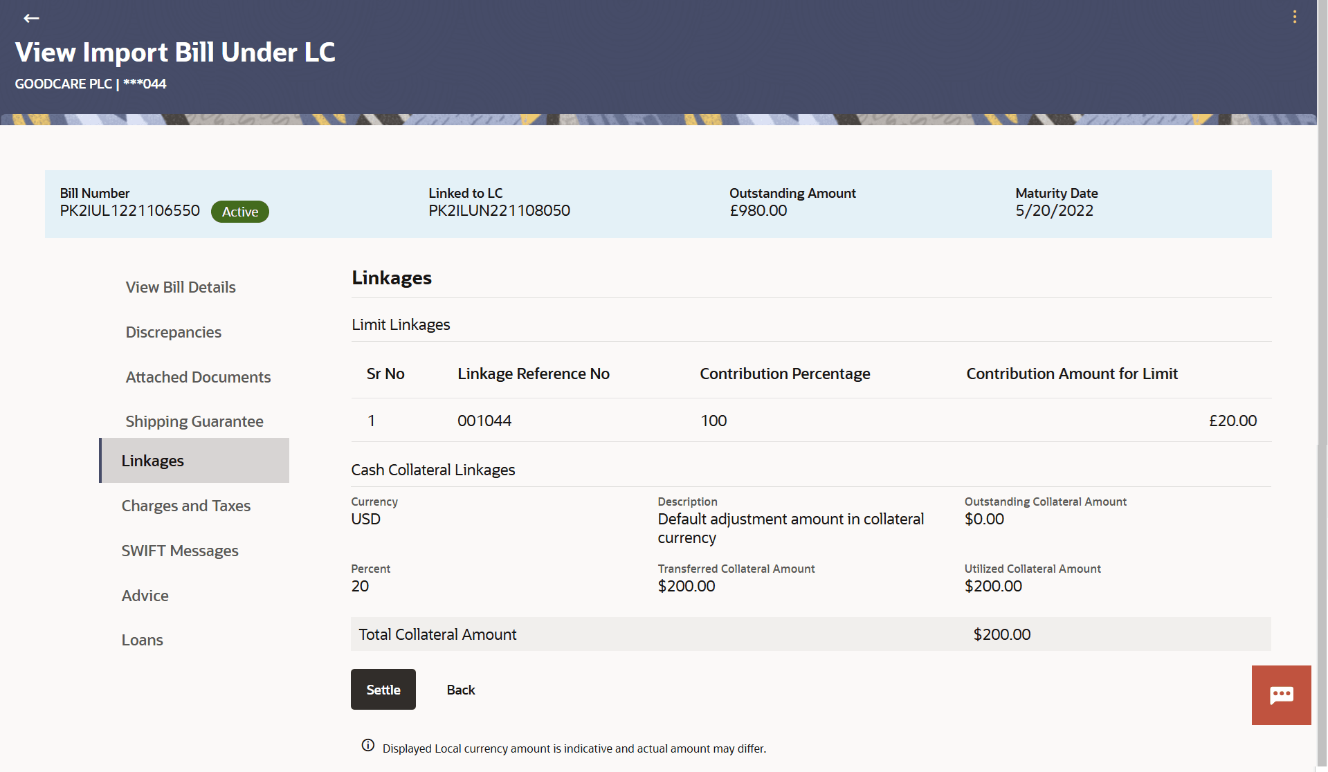 Description of view-import-bills-linkages.png follows Description of view-import-bills-linkages.png follows