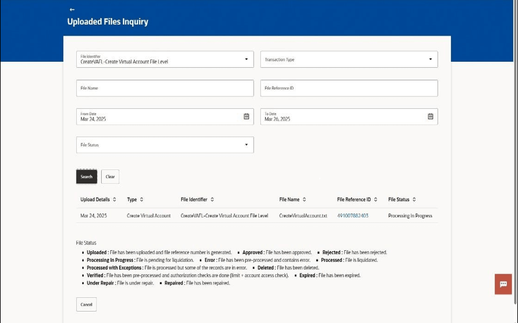Description of uploaded-file-inquiry-search-filters.png follows Description of uploaded-file-inquiry-search-filters.png follows