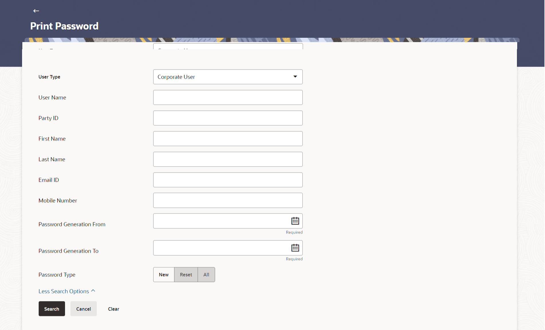 Print Password