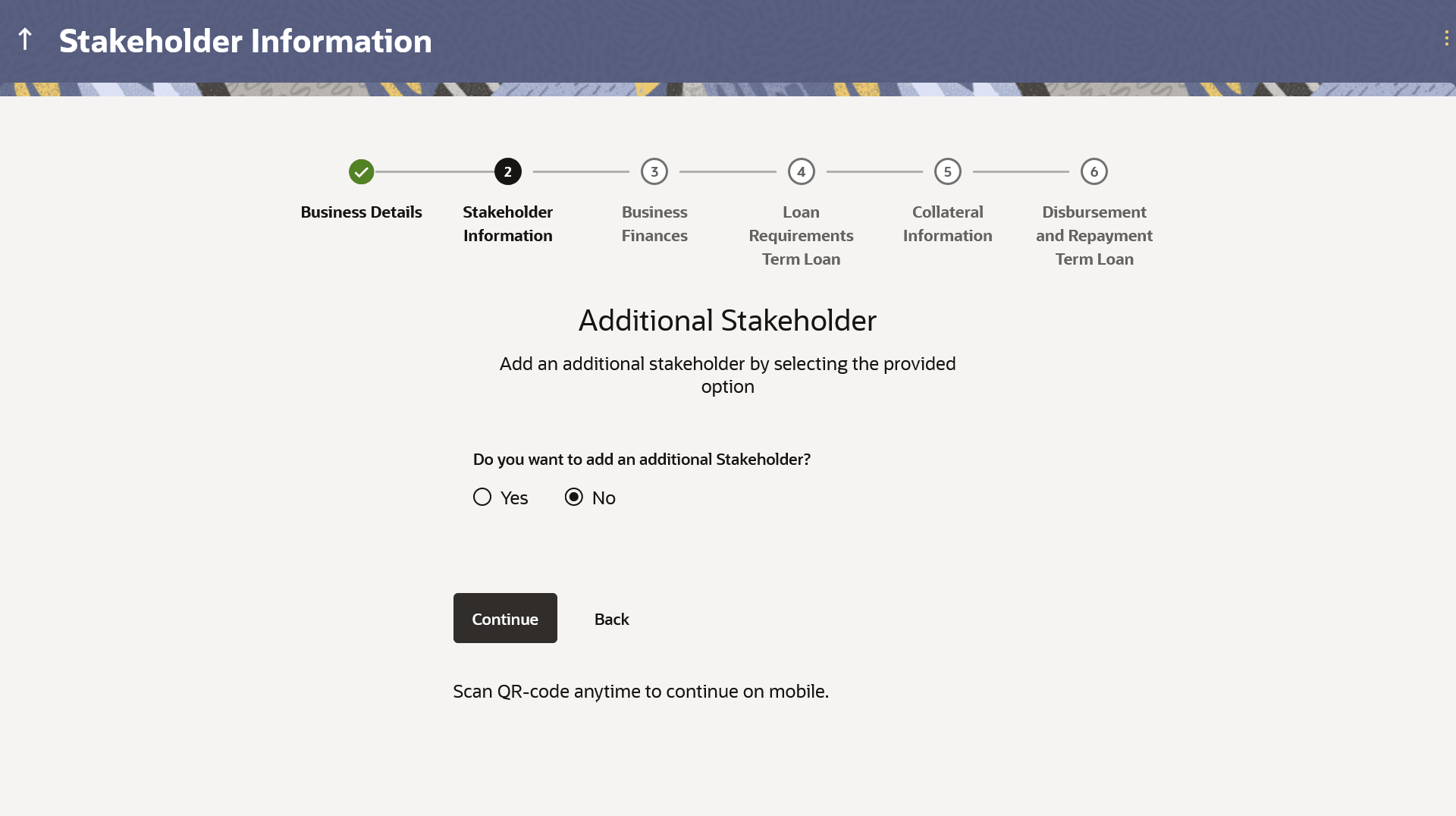 Additional Stakeholder