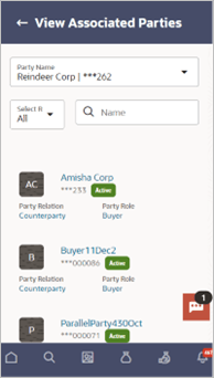 Description of view-associated-parties_mobile.png follows