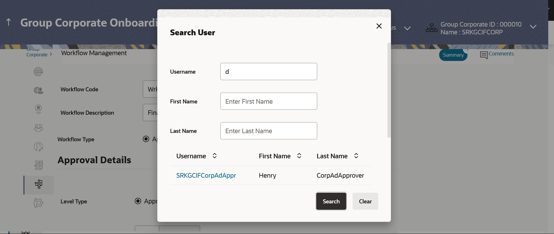 Description of workflowmgmnt-usersearch.png follows Description of workflowmgmnt-usersearch.png follows