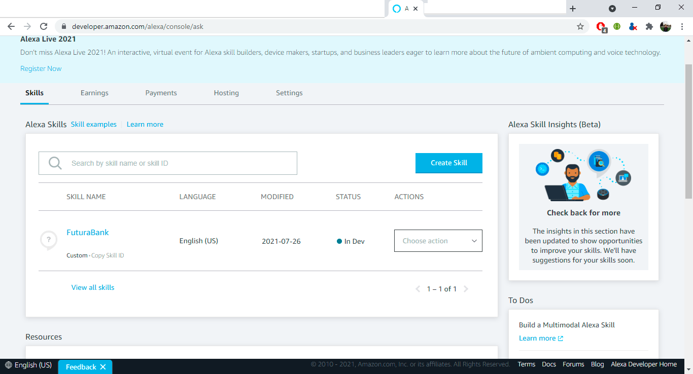 Description of alexaconfig1.png follows