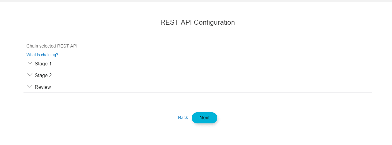 REST API Configuration