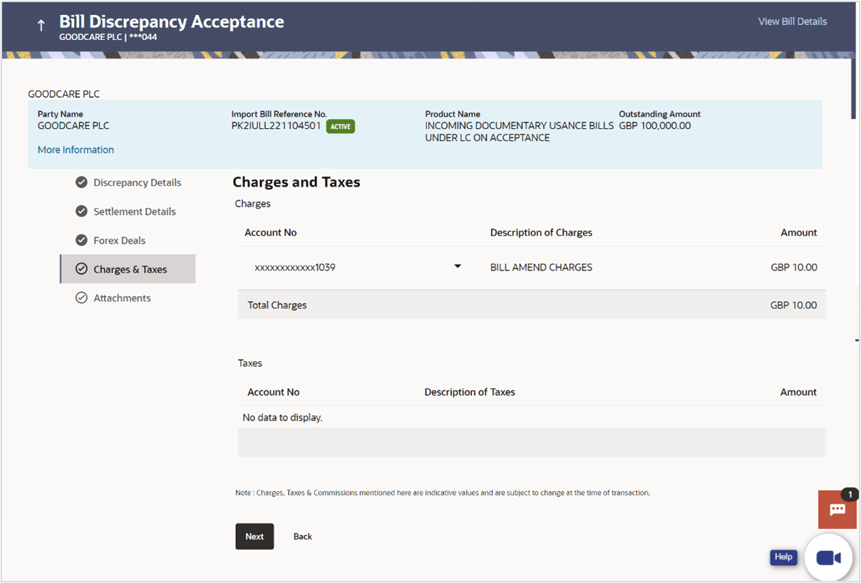 Description of bill-discrepancy-acceptance-charges-and-taxes.png follows Description of bill-discrepancy-acceptance-charges-and-taxes.png follows