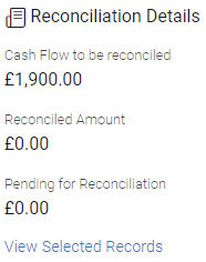 Reconciliation Details