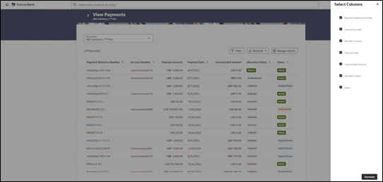 Description of view-payment_select-columns.png follows